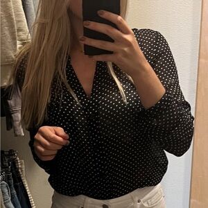 Kut Polkadot Blouse